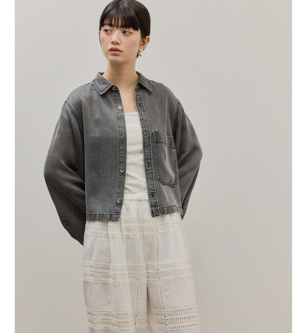 ADAM ET ROPE'「ライトデニムシャツ」|シャツ・ブラウス|