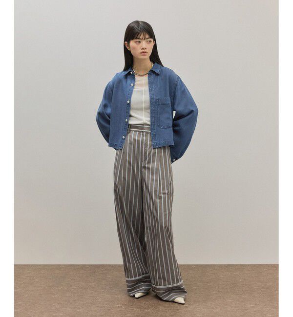 ADAM ET ROPE'「ライトデニムシャツ」|シャツ・ブラウス|