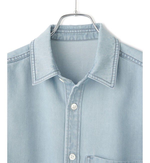 ADAM ET ROPE'「ライトデニムシャツ」|シャツ・ブラウス|