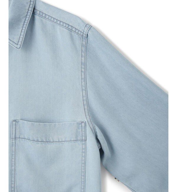 ADAM ET ROPE'「ライトデニムシャツ」|シャツ・ブラウス|