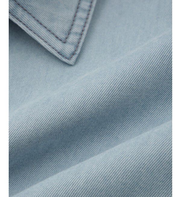 ADAM ET ROPE'「ライトデニムシャツ」|シャツ・ブラウス|