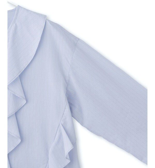 ADAM ET ROPE'「【WEB限定】オーバーラッフルフリルブラウス」|シャツ・ブラウス|