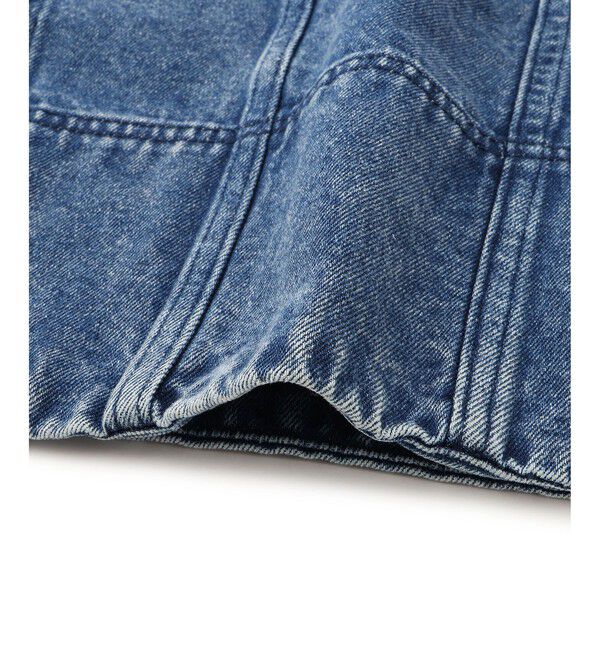 ADAM ET ROPE'「【WEB限定】ライトデニムスリーブレスワンピース」|ワンピース|