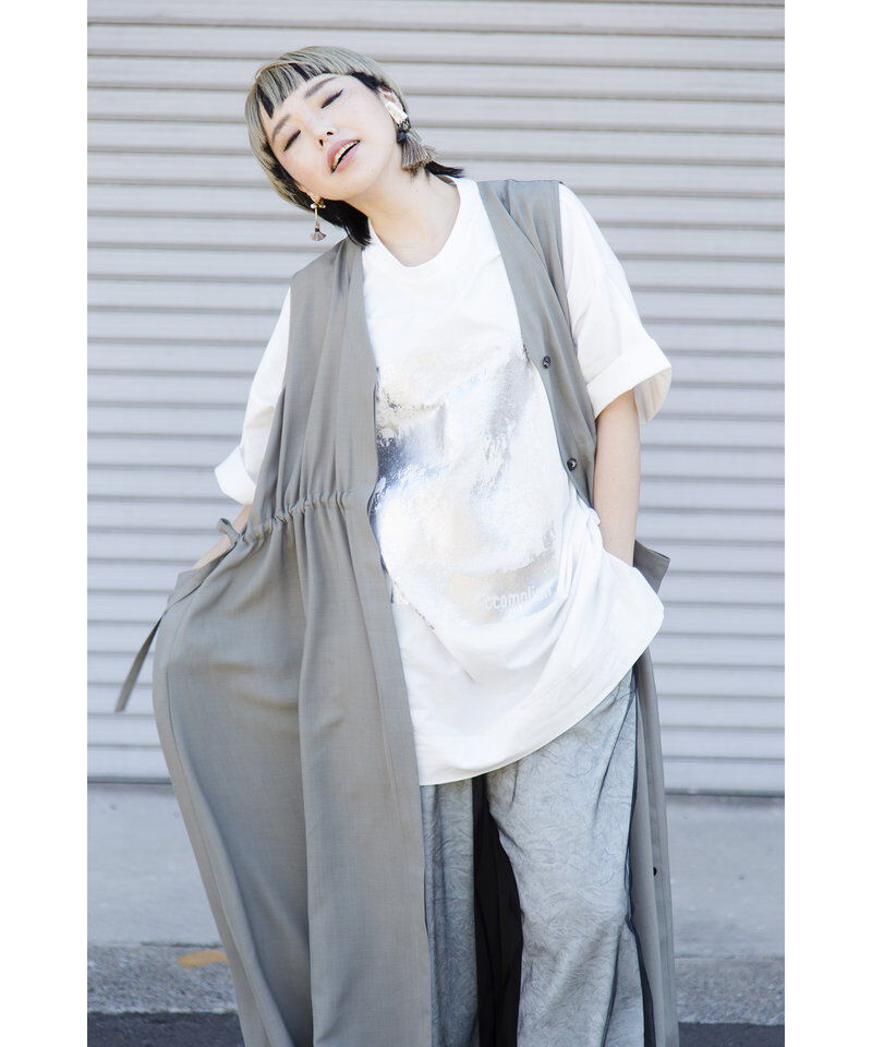  「箔プリントTシャツ」|Tシャツ・カットソー|