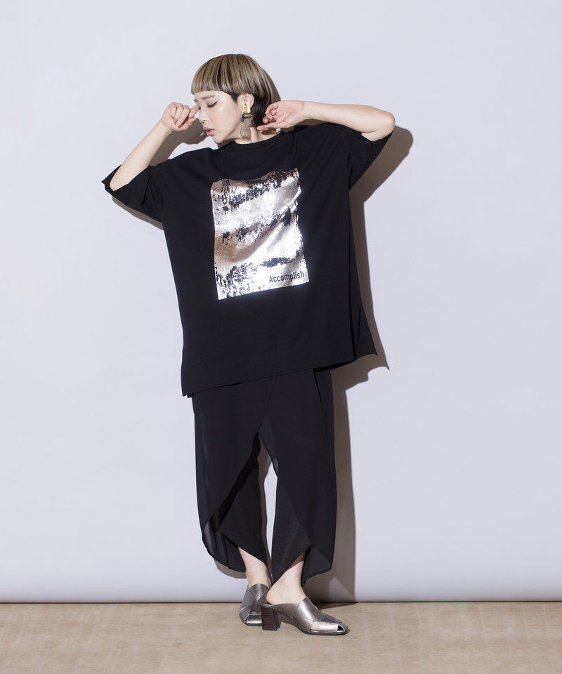  「箔プリントTシャツ」|Tシャツ・カットソー|
