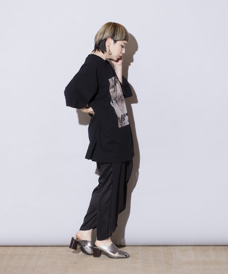  「箔プリントTシャツ」|Tシャツ・カットソー|