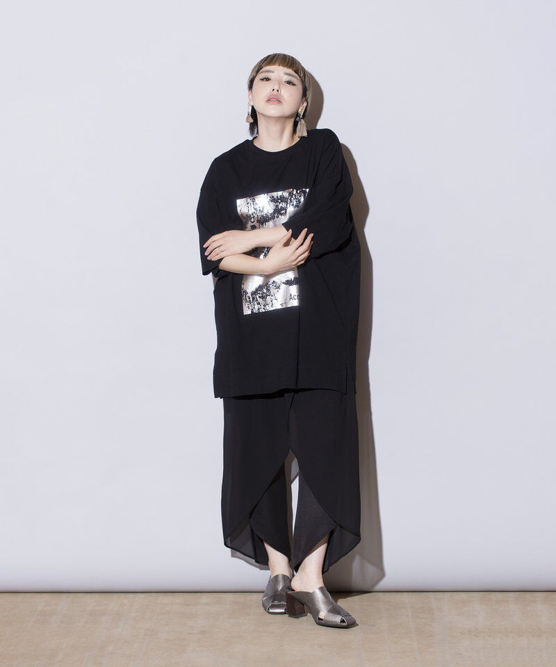  「箔プリントTシャツ」|Tシャツ・カットソー|