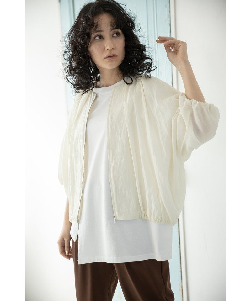  「タックギャザーブルゾン」|ブルゾン・スタジャン|