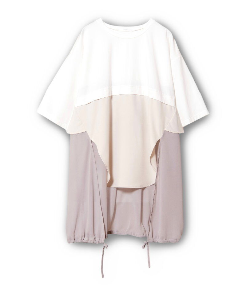  「バックフリルTシャツ」|Tシャツ・カットソー|