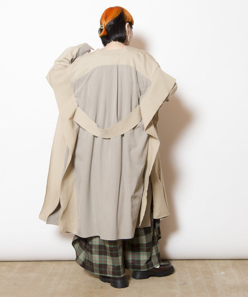  「切替ニットカーディガン」|ニット・セーター|