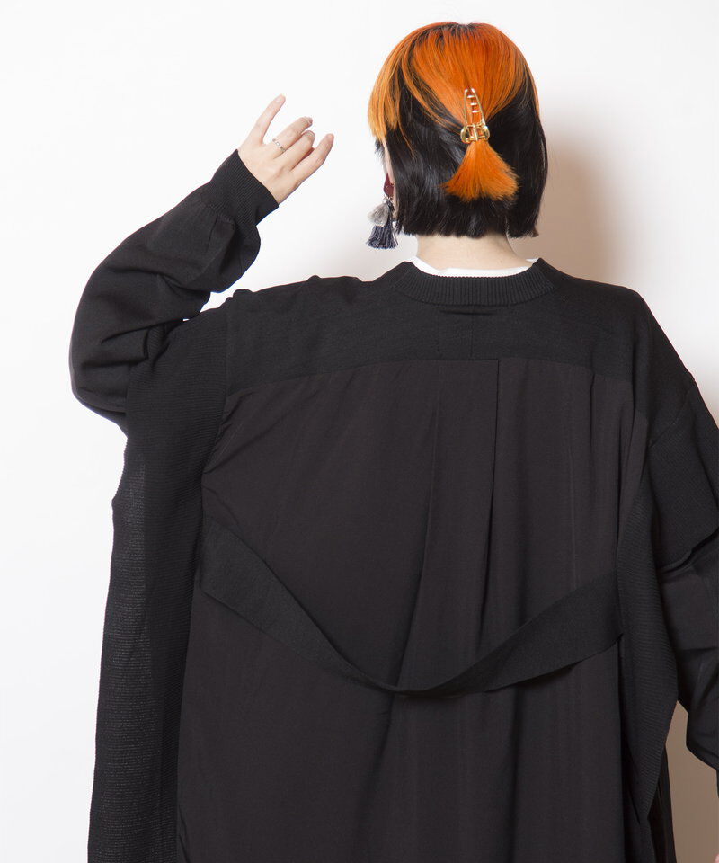  「切替ニットカーディガン」|ニット・セーター|