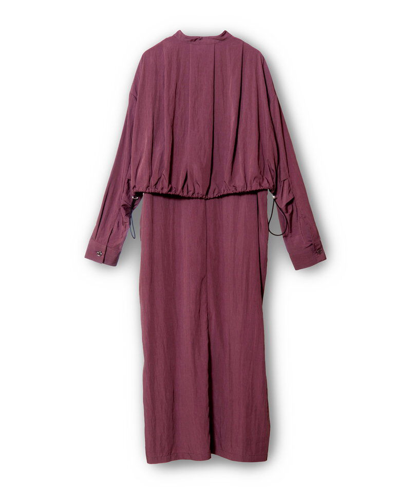  「バックタックシャツワンピース」|ワンピース|