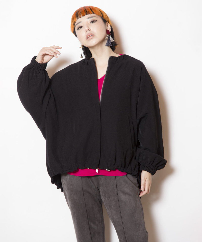  「ドルマンギャザーブルゾン」|ブルゾン・スタジャン|