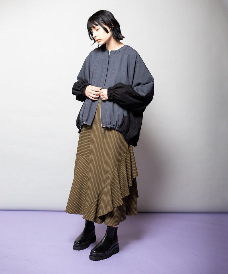  「ドルマンギャザーブルゾン」|ブルゾン・スタジャン|