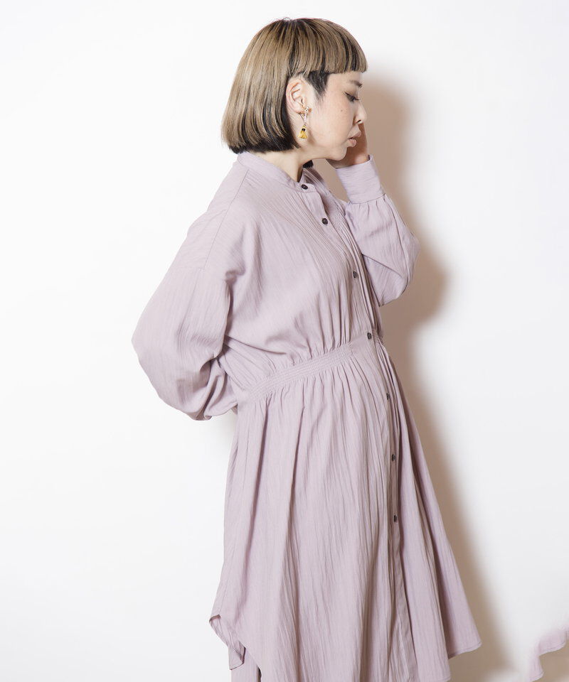  「シャーリングロングブラウス」|シャツ・ブラウス|