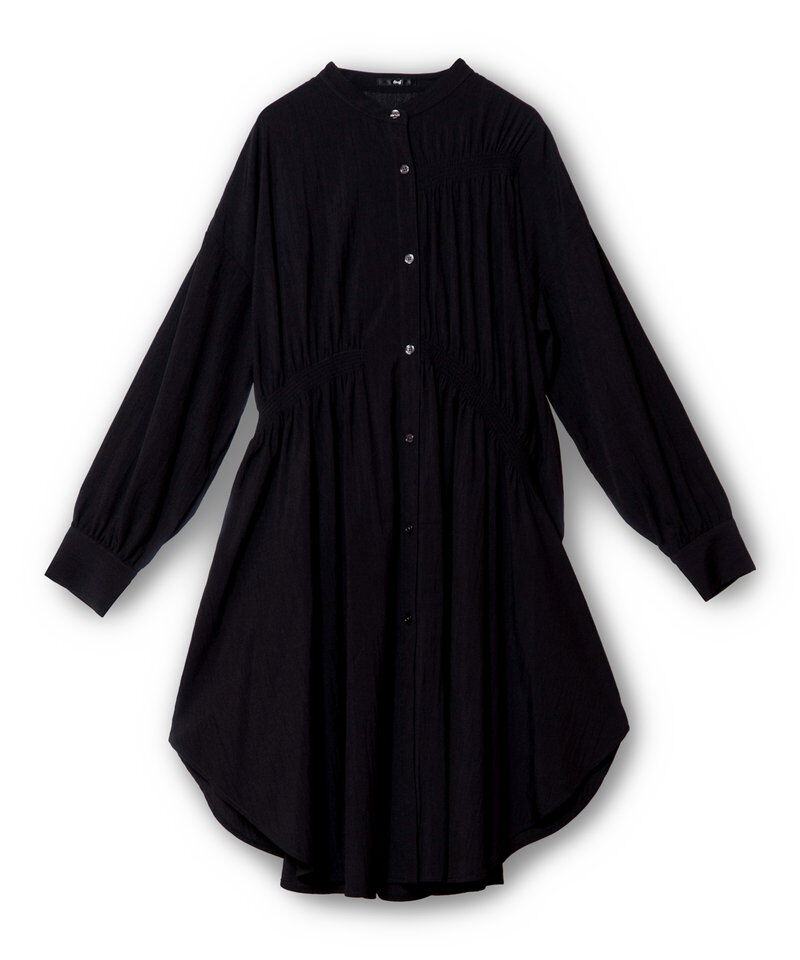  「シャーリングロングブラウス」|シャツ・ブラウス|