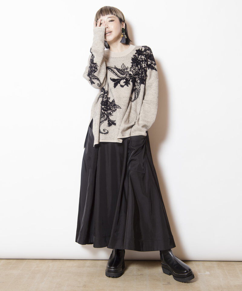  「ポケットフレアースカート」|フレア|