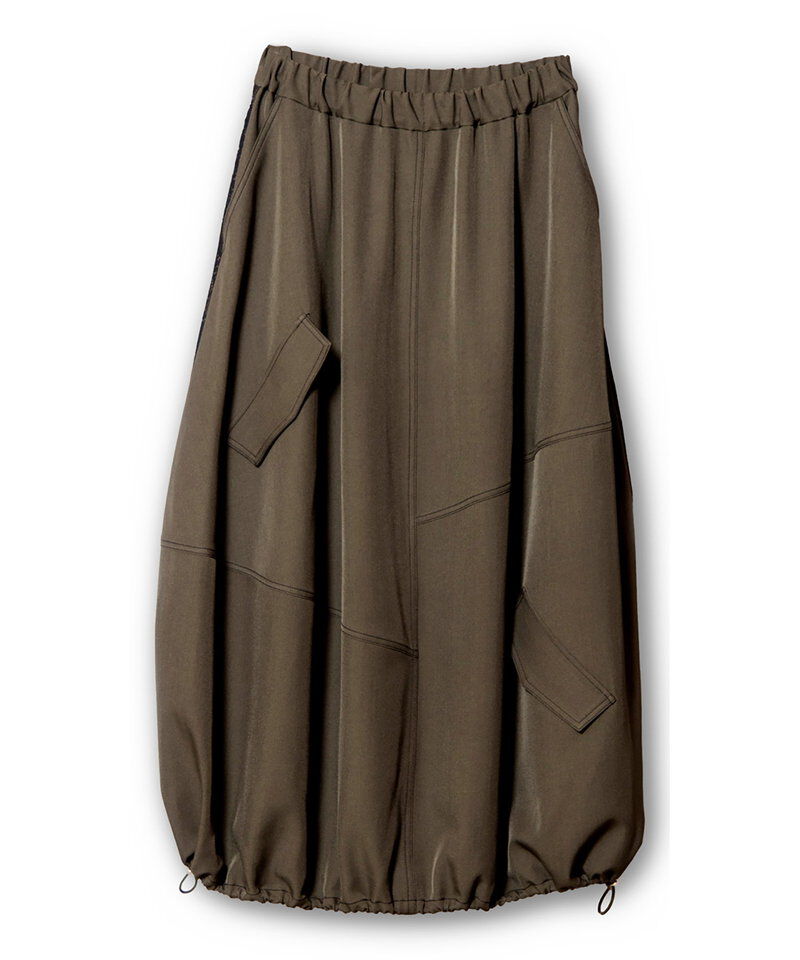  「レースプリーツ切替スカート」|スカート|