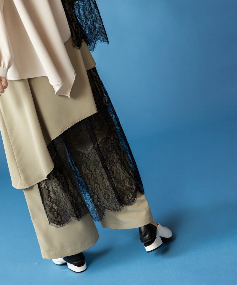  「レースレイヤードパンツ」|その他|