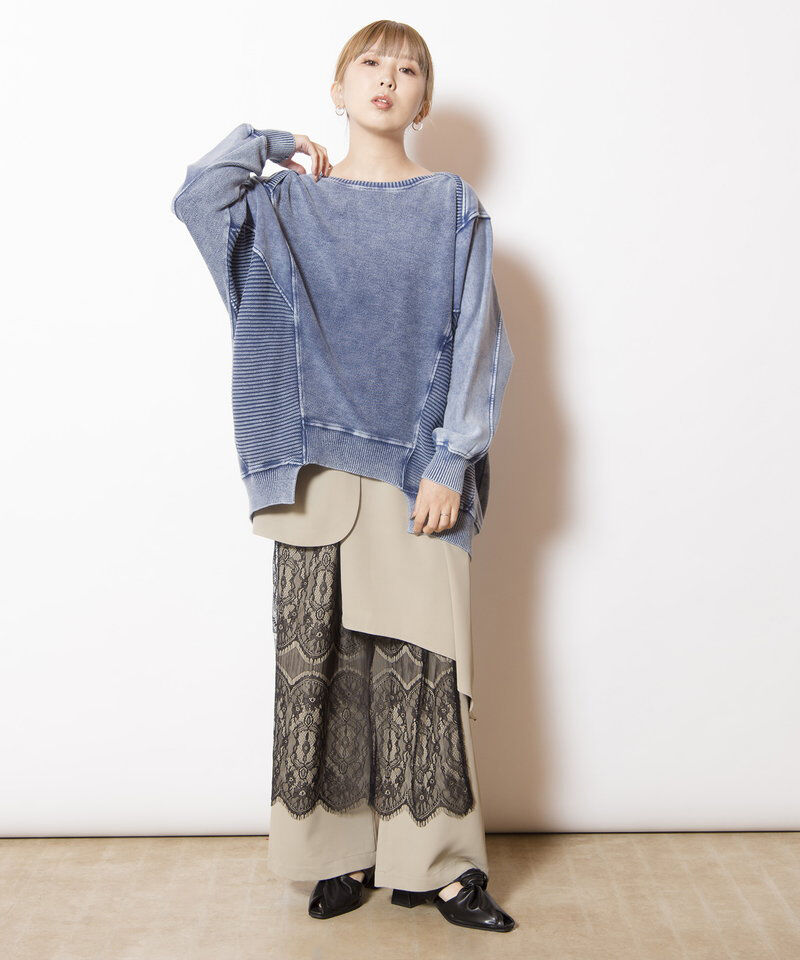  「レースレイヤードパンツ」|その他|