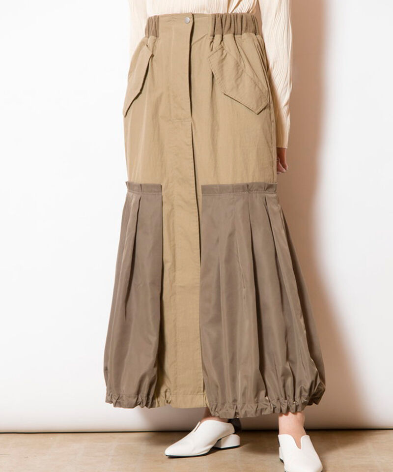  「タックバルーンスカート」|スカート|BEIGE