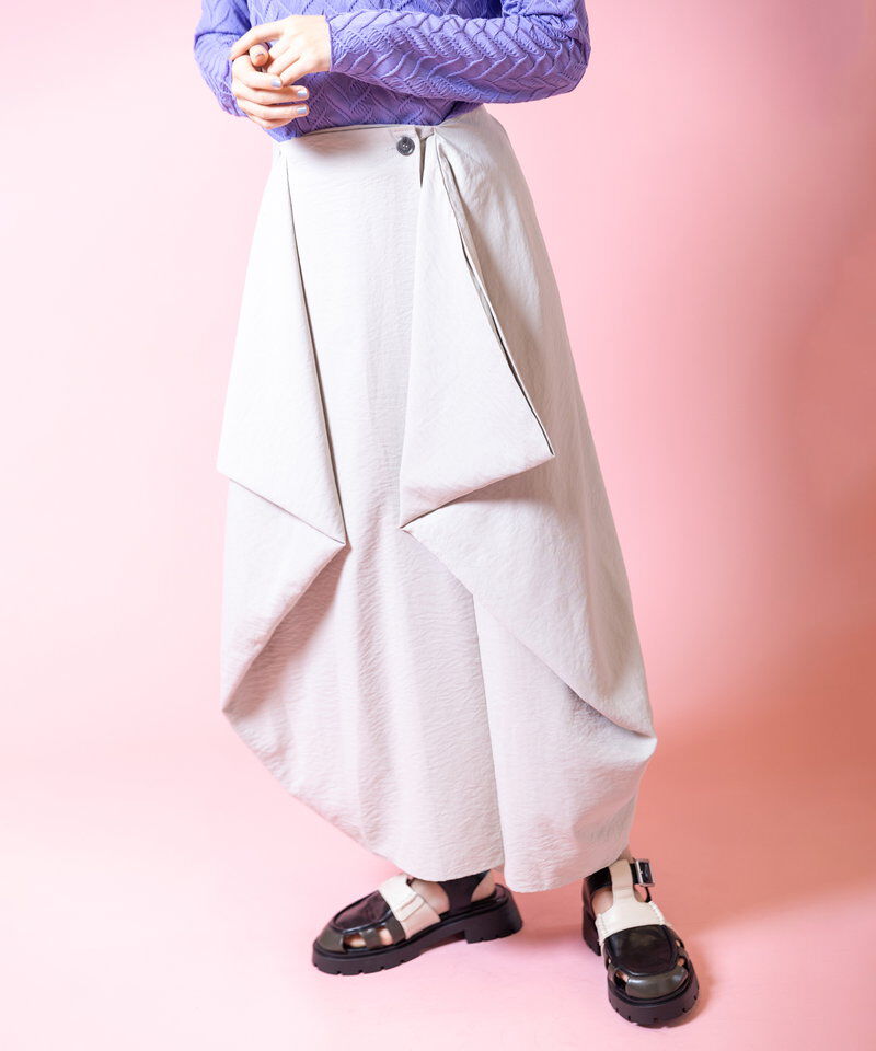  「サイドドレープスカート」|スカート|