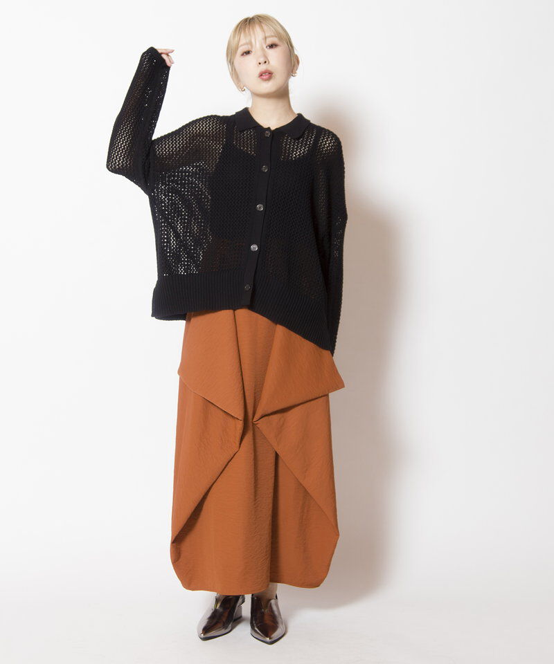  「サイドドレープスカート」|スカート|