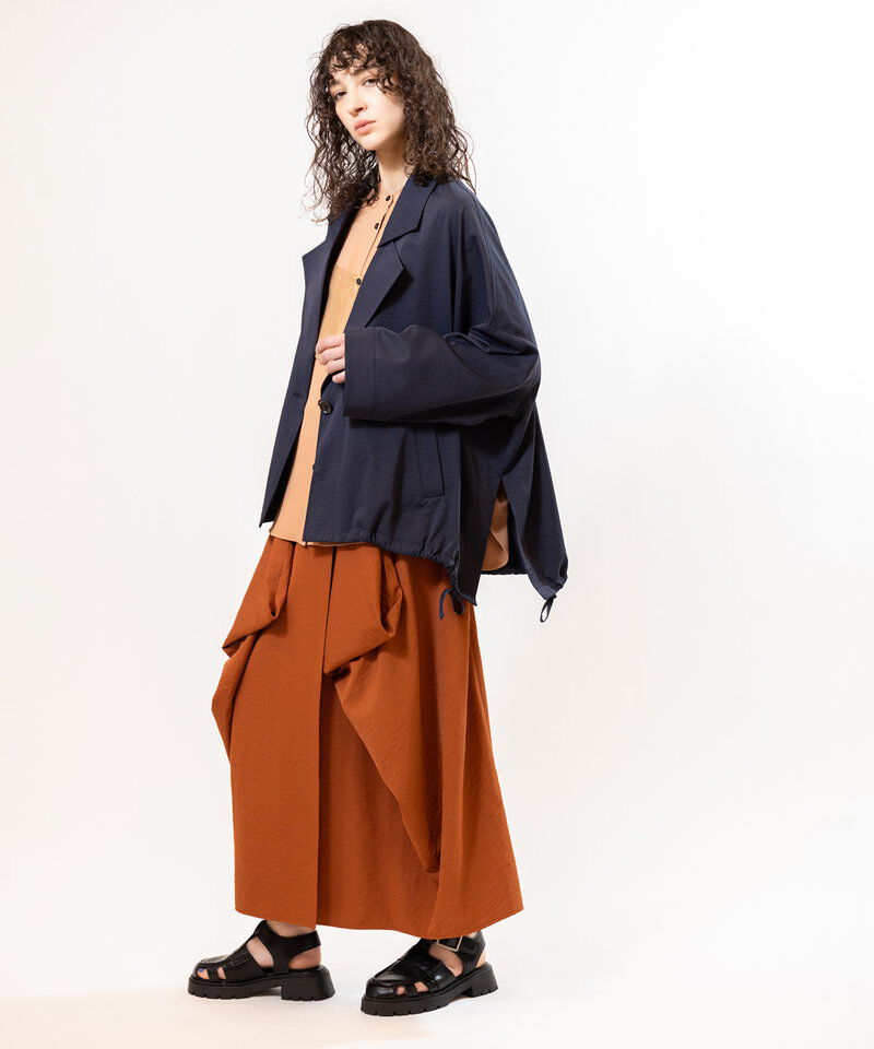  「サイドドレープスカート」|スカート|