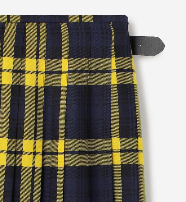 ONEIL OF DUBLIN「O'NEIL OF DUBLIN | ウーステッドウール ロングキルトスカート WOMEN」|スカート|