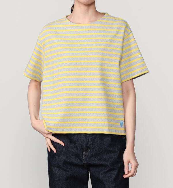 ORCIVAL「ORCIVAL | コットンロード クルーネックTシャツ WOMEN」|Tシャツ・カットソー|YELLOW系1