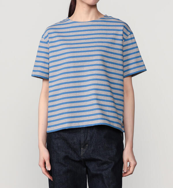 ORCIVAL「ORCIVAL | コットンロード クルーネックTシャツ WOMEN」|Tシャツ・カットソー|BLUE系2