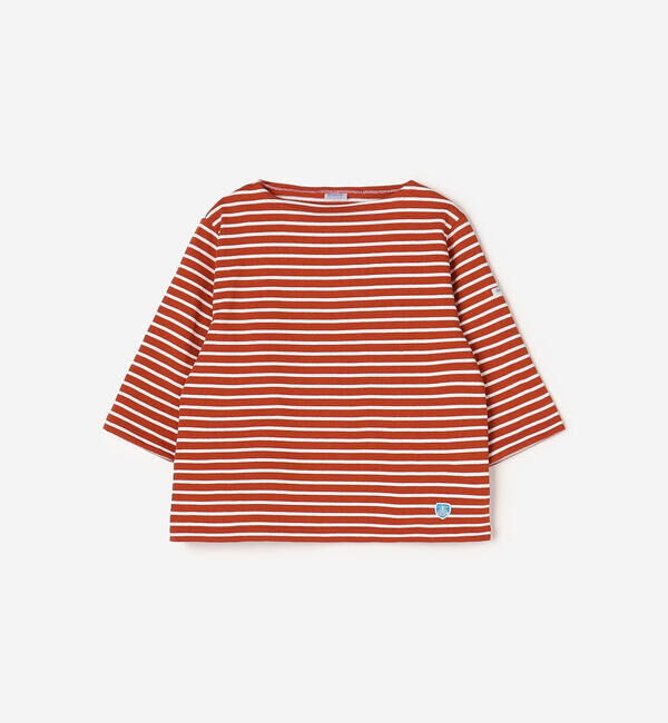 ORCIVAL「ORCIVAL | コットンロード ショートスリーブ ボートネックバスクシャツ WOMEN」|Tシャツ・カットソー|