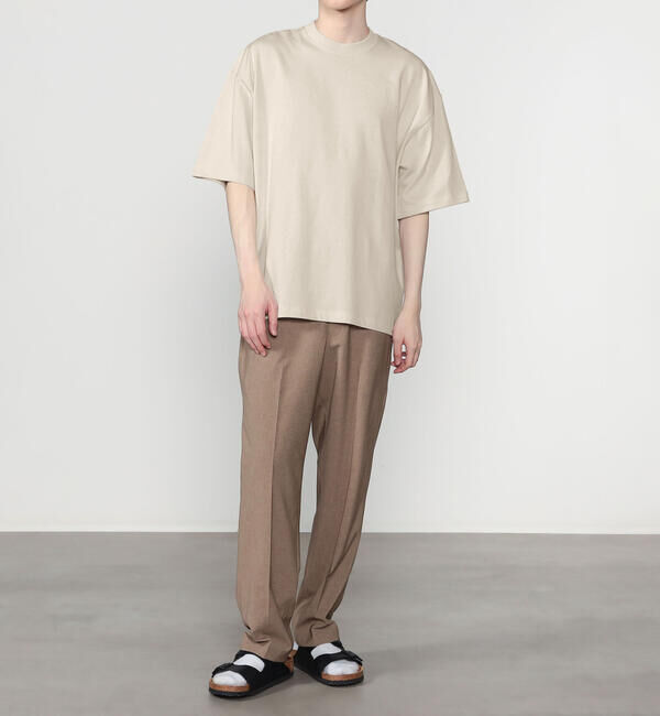 handvaerk「handvaerk | コットン クルーネック半袖Tシャツ MEN」|Tシャツ・カットソー|