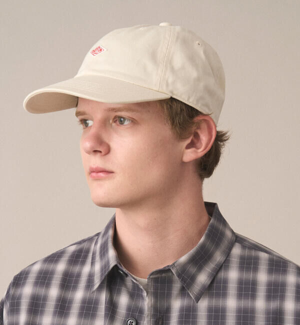 DANTON「DANTON | コットンツイル 6Pキャップ UNISEX」|キャップ・キャスケット|ECRU