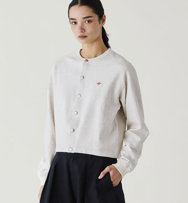 DANTON「DANTON | コットンテリー クルーネックカーディガン WOMEN」|その他|