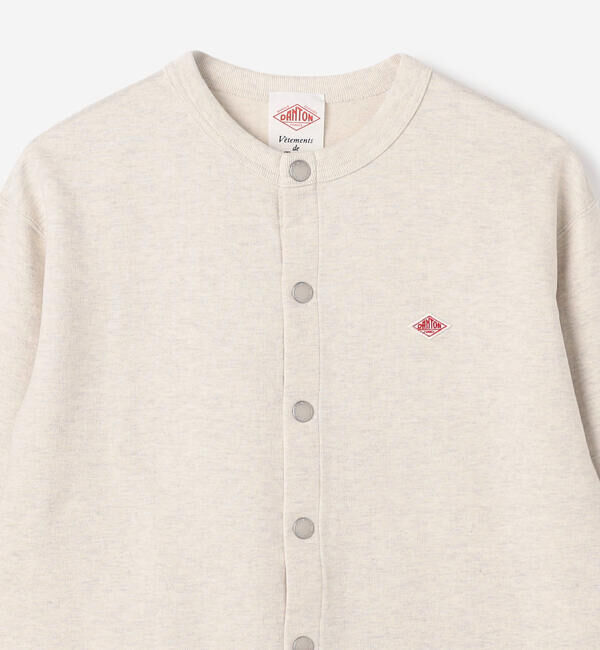 DANTON「DANTON | コットンテリー クルーネックカーディガン WOMEN」|その他|