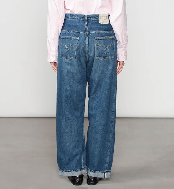  「orSlow | HIGH WAIST SELVEDGE DENIM PANTS USED WOMEN」|デニム|