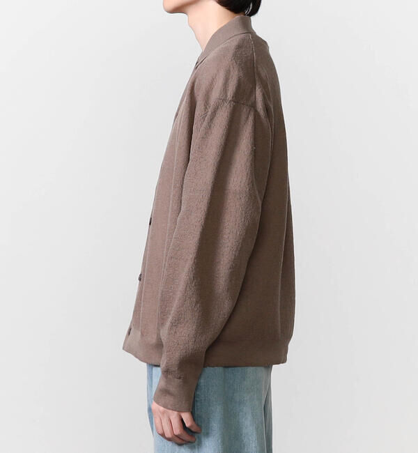 ORCIVAL「ORCIVAL | ハーフミラノニット 衿付きニットカーディガン MEN」|カーディガン|