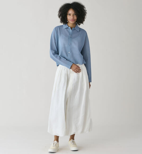 ORCIVAL「ORCIVAL | ジャガード 衿付きニットカーディガン WOMEN」|ニット・セーター|