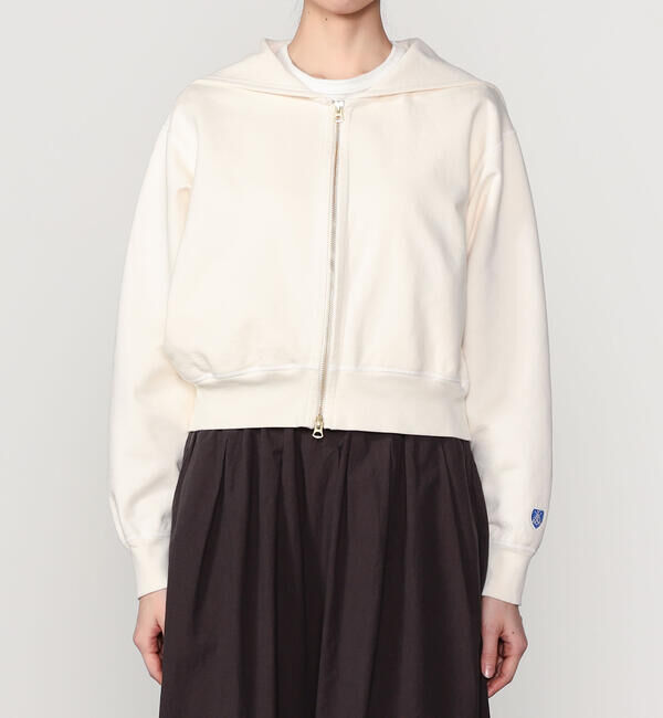 ORCIVAL「ORCIVAL | コットン裏毛 ジップセーラー WOMEN」|スウェット・ジャージ|