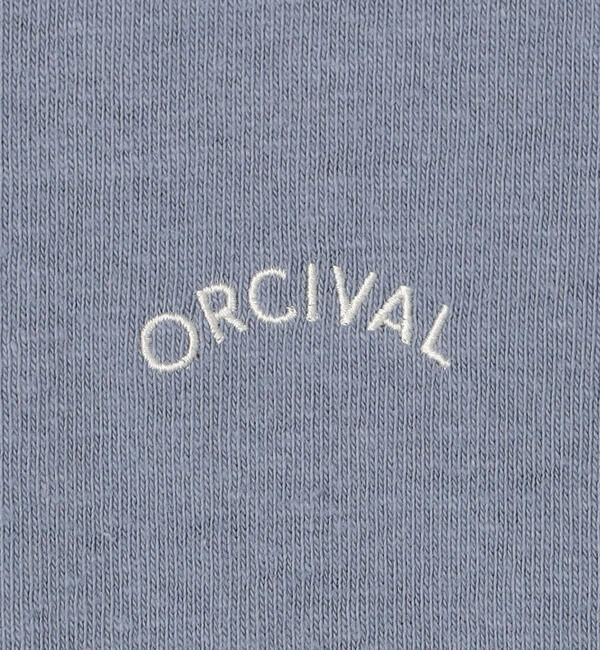 ORCIVAL「ORCIVAL | アンイーブンジャージー 刺繍ショートスリーブTシャツ MEN」|Tシャツ・カットソー|