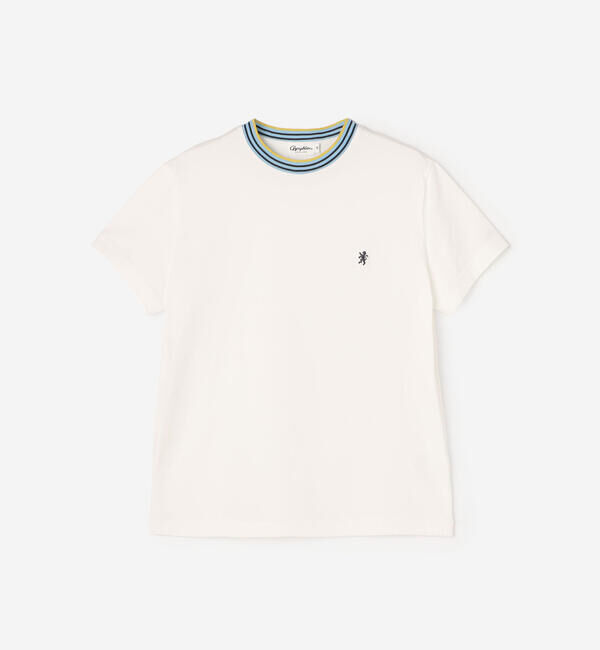 GYMPHLEX「Gymphlex | クルーネック ラインTシャツ WOMEN」|Tシャツ・カットソー|