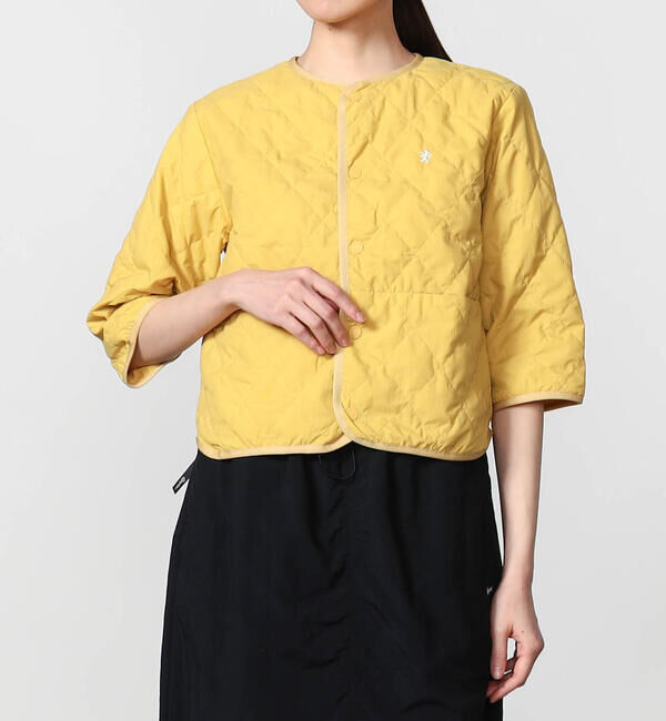GYMPHLEX「Gymphlex | インナーキルティングジャケット WOMEN」|ダウンベスト・ベスト|YELLOW