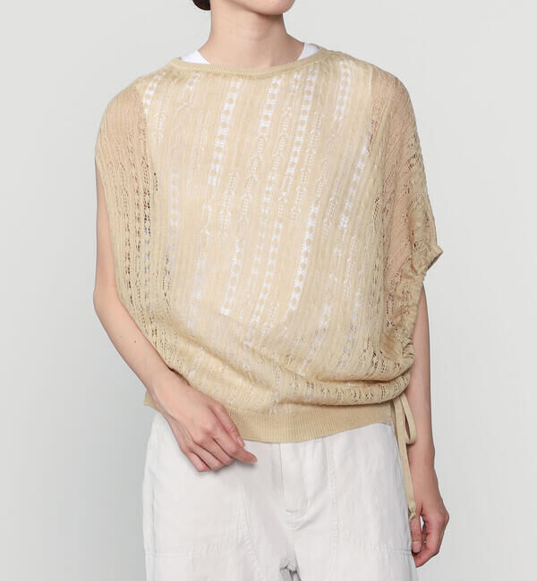 UNFIL「UNFIL | 2WAY ケーブルニットトップス WOMEN」|ニット・セーター|