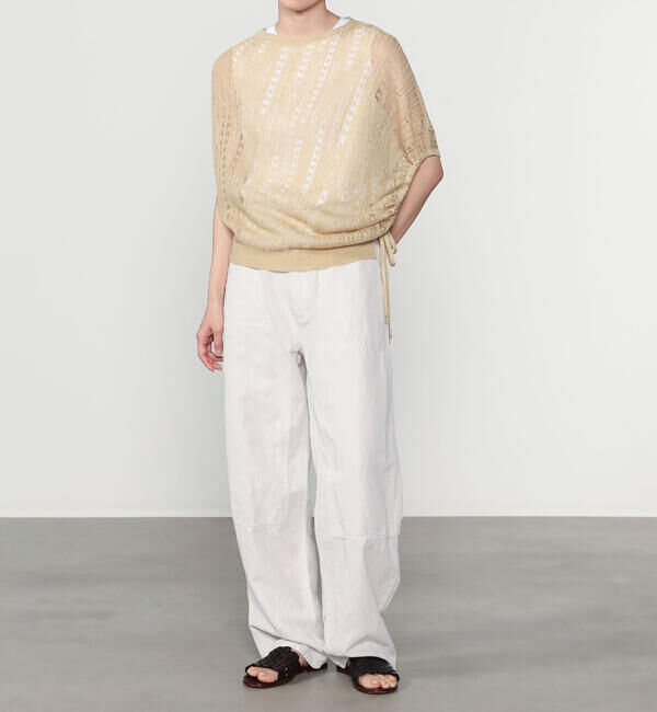 UNFIL「UNFIL | 2WAY ケーブルニットトップス WOMEN」|ニット・セーター|