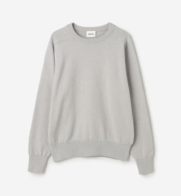 Morris & Sons「MORRIS & SONS | コットン サドルショルダーニット WOMEN」|ニット・セーター|