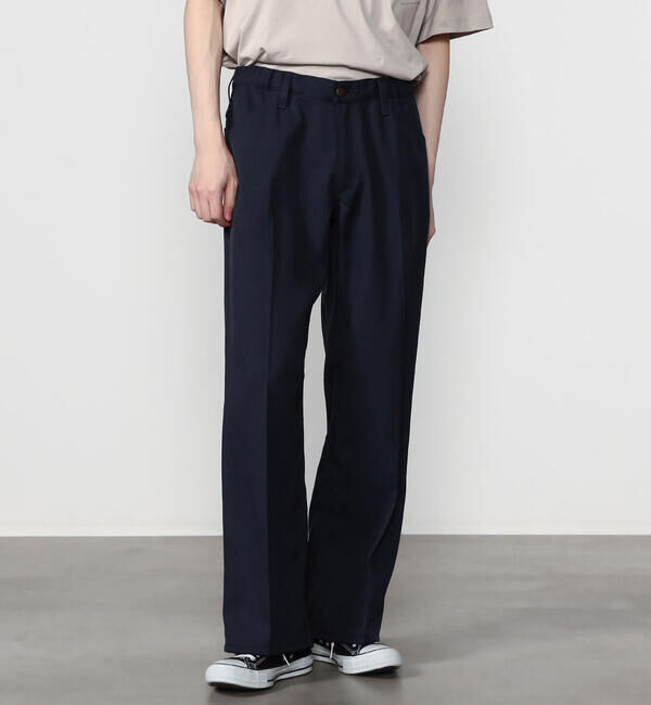  「Wrangler | 〈別注〉 WRANCHER ワイドスラックス NAVY MEN」|チノ|