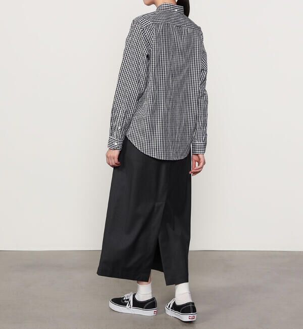 GYMPHLEX「Gymphlex | 長袖 ボタンダウンシャツ GINGHAM WOMEN」|シャツ・ブラウス|