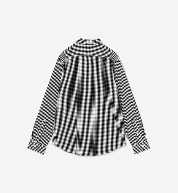 GYMPHLEX「Gymphlex | 長袖 ボタンダウンシャツ GINGHAM WOMEN」|シャツ・ブラウス|