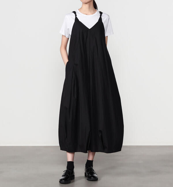  「eunoia | ツイスト Vネックノースリーブワンピース WOMEN」|ワンピース|